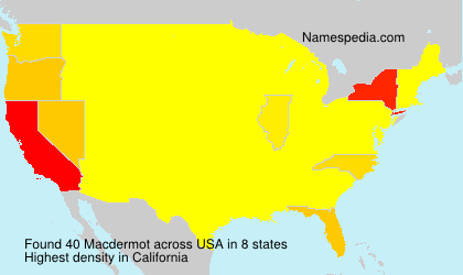 Surname Macdermot in USA Surname Macdermot in USA