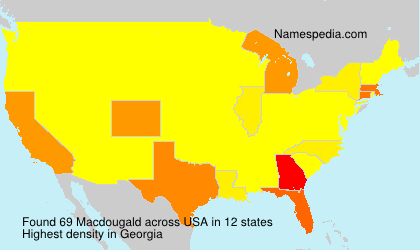 Surname Macdougald in USA Surname Macdougald in USA