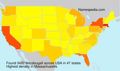Surname Macdougall in USA Surname Macdougall in USA
