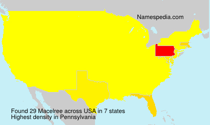 Surname Macelree in USA Surname Macelree in USA