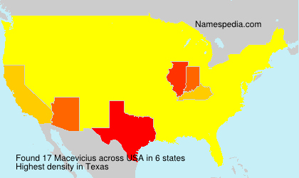 Surname Macevicius in USA Surname Macevicius in USA