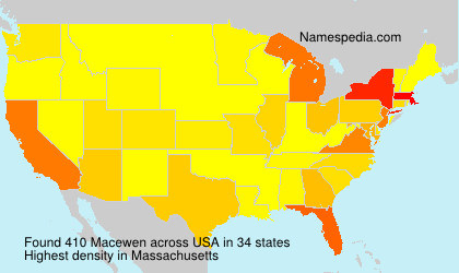 Surname Macewen in USA Surname Macewen in USA