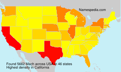 Surname Mach in USA Surname Mach in USA
