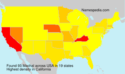 Surname Machal in USA Surname Machal in USA