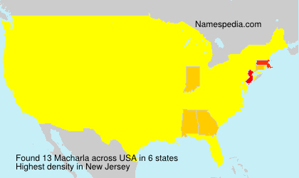 Surname Macharla in USA Surname Macharla in USA
