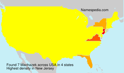 Surname Machazek in USA Surname Machazek in USA