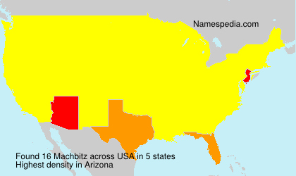 Surname Machbitz in USA Surname Machbitz in USA