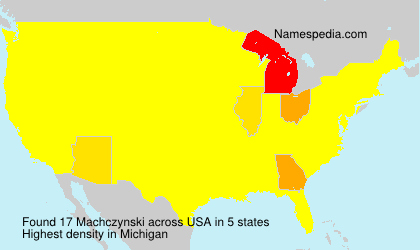 Surname Machczynski in USA Surname Machczynski in USA