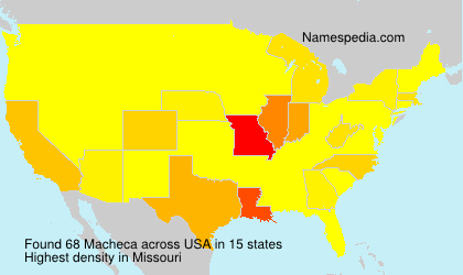 Surname Macheca in USA Surname Macheca in USA