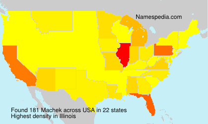Surname Machek in USA Surname Machek in USA