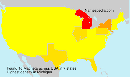 Surname Macheta in USA Surname Macheta in USA