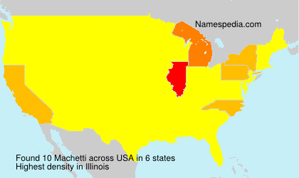 Surname Machetti in USA Surname Machetti in USA