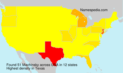 Surname Machinsky in USA Surname Machinsky in USA