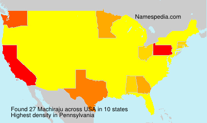 Surname Machiraju in USA Surname Machiraju in USA