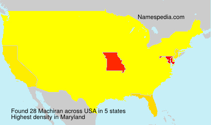 Surname Machiran in USA Surname Machiran in USA
