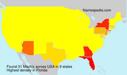 Surname Machiz in USA Surname Machiz in USA