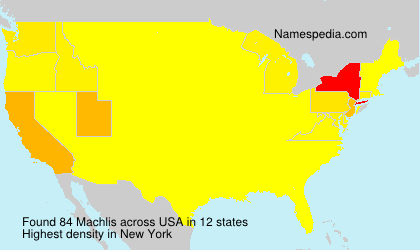 Surname Machlis in USA Surname Machlis in USA
