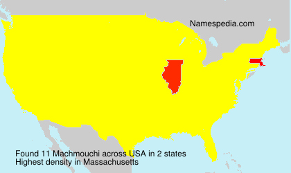 Surname Machmouchi in USA Surname Machmouchi in USA