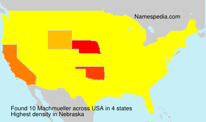 Surname Machmueller in USA Surname Machmueller in USA