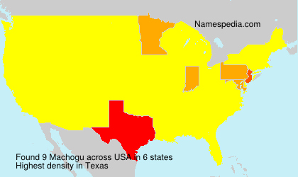 Surname Machogu in USA Surname Machogu in USA
