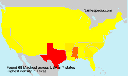 Surname Machost in USA Surname Machost in USA