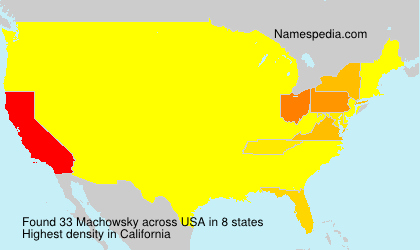 Surname Machowsky in USA Surname Machowsky in USA