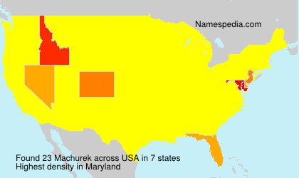 Surname Machurek in USA Surname Machurek in USA