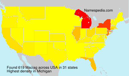 Surname Maciag in USA Surname Maciag in USA