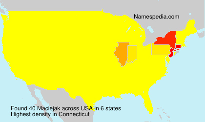 Surname Maciejak in USA Surname Maciejak in USA