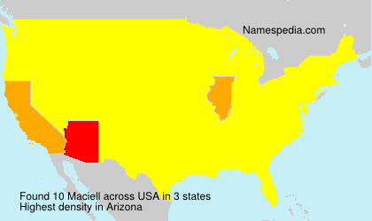 Surname Maciell in USA Surname Maciell in USA