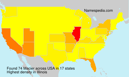 Surname Macier in USA Surname Macier in USA