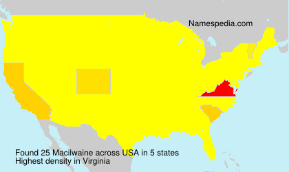Surname Macilwaine in USA Surname Macilwaine in USA