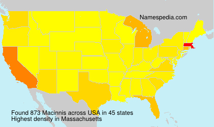 Surname Macinnis in USA Surname Macinnis in USA