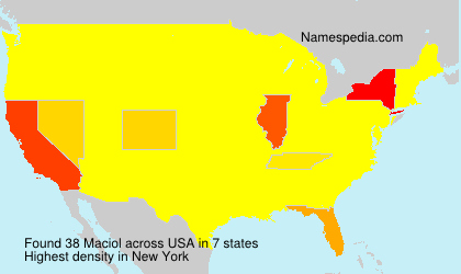 Surname Maciol in USA Surname Maciol in USA