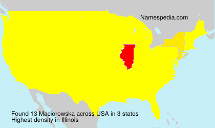 Surname Maciorowska in USA Surname Maciorowska in USA