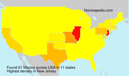 Surname Macios in USA Surname Macios in USA