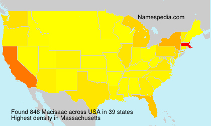 Surname Macisaac in USA Surname Macisaac in USA