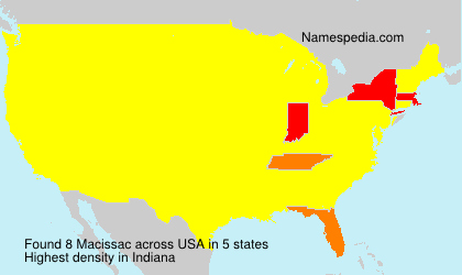 Surname Macissac in USA Surname Macissac in USA