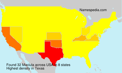 Surname Maciula in USA Surname Maciula in USA
