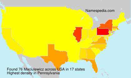 Surname Maciulewicz in USA Surname Maciulewicz in USA