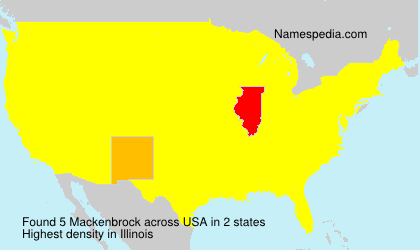 Surname Mackenbrock in USA Surname Mackenbrock in USA