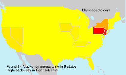 Surname Mackerley in USA Surname Mackerley in USA
