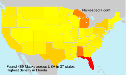 Surname Macks in USA Surname Macks in USA
