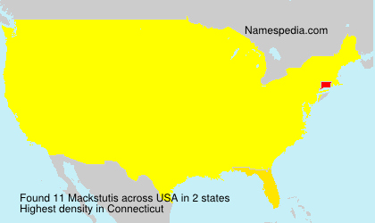Surname Mackstutis in USA Surname Mackstutis in USA