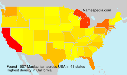 Surname Maclachlan in USA Surname Maclachlan in USA