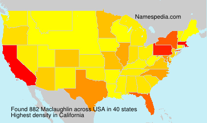 Surname Maclaughlin in USA Surname Maclaughlin in USA