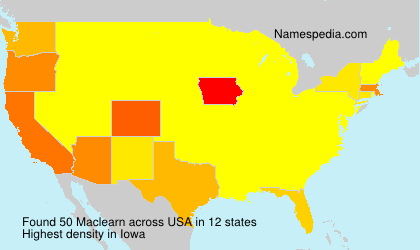 Surname Maclearn in USA Surname Maclearn in USA