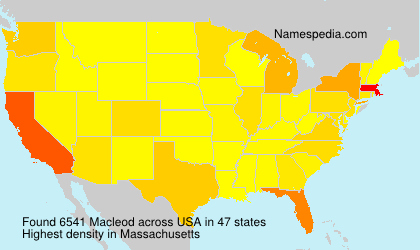 Surname Macleod in USA Surname Macleod in USA