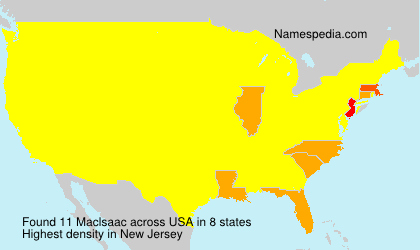 Surname Maclsaac in USA Surname Maclsaac in USA