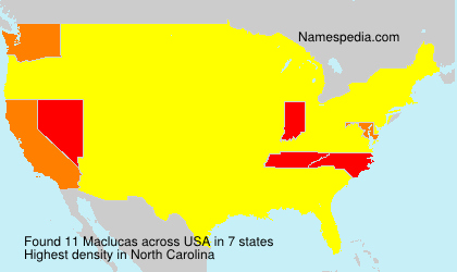 Surname Maclucas in USA Surname Maclucas in USA